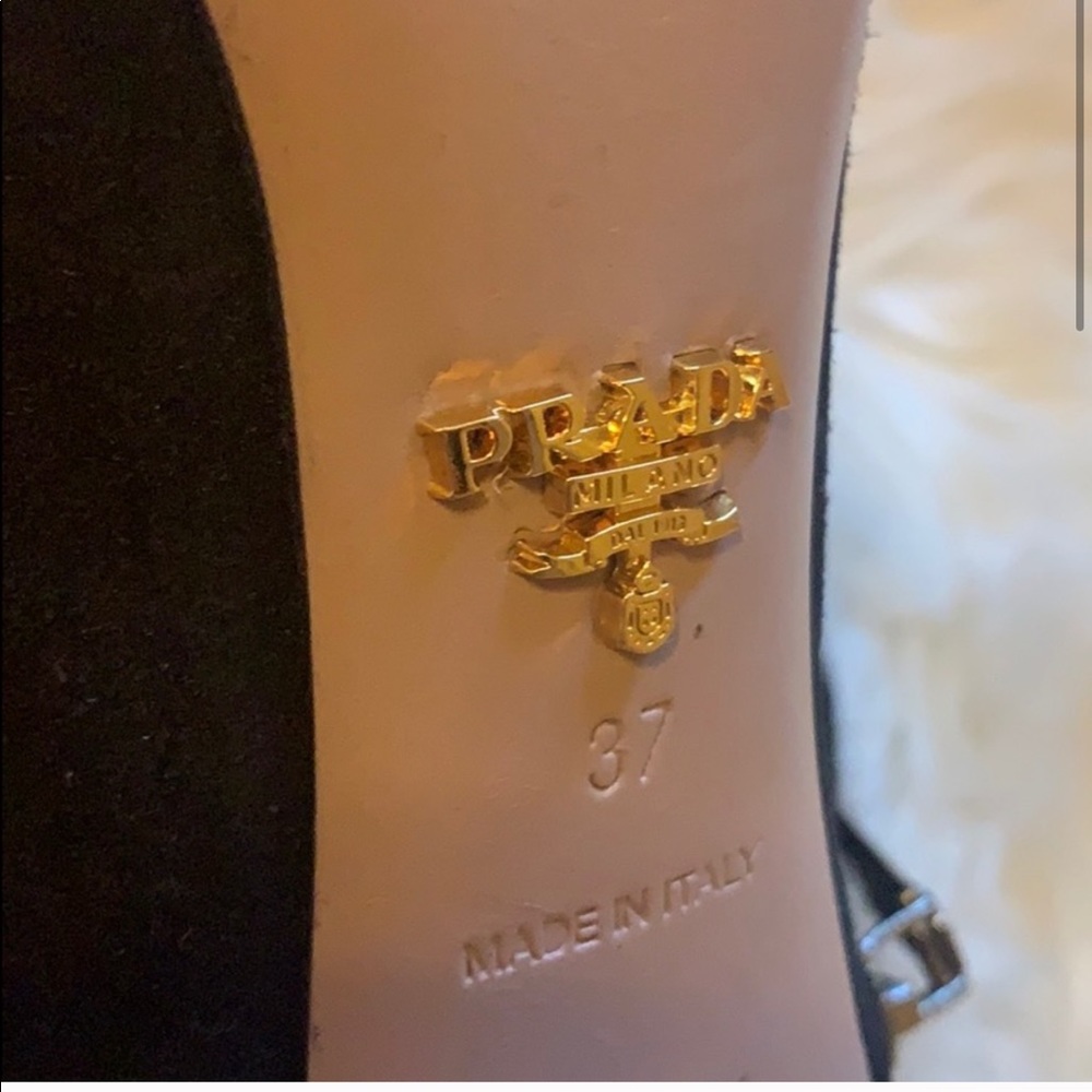 ⭐️SALE!⭐️PRADA Suede Booties - Picture 3 of 5